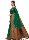 Raw Silk Traditional Designer Saree For Ceremonial - 2