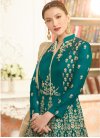Gauhar Khan Tafeta Silk Long Length Designer Anarkali Suit - 1