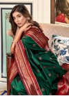 Woven Work Paithani Silk Traditional Designer Saree For Ceremonial - 2
