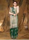 Raw Silk Designer Traditional Saree - 1