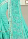 Exceptional Beads Work Traditional Designer Saree For Festival - 2