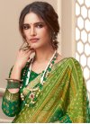 Green and Olive Traditional Designer Saree - 1