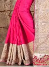Majestic Satin Silk Embroidered Work Designer Contemporary Style Saree For Festival - 2