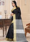 Kanjivaram Silk Thread Work Contemporary Style Saree - 1