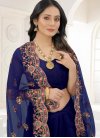 Embroidered Work Net Designer Traditional Saree For Party - 1