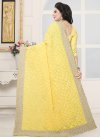 Beads Work Faux Georgette Trendy Saree - 2