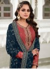 Faux Georgette  Pant Style Pakistani Salwar Kameez - 1