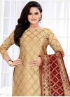 Art Silk Trendy Churidar Salwar Suit - 1