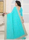 Beads Work Faux Georgette Traditional Saree - 2