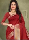 Woven Work Trendy Classic Saree For Casual - 1