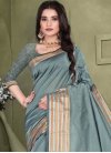 Cotton Silk Designer Contemporary Style Saree For Casual - 1