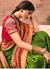 Jacquard Silk Traditional Designer Saree For Bridal - 2