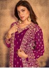 Embroidered Work Net Jacket Style Salwar Suit - 2
