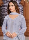 Faux Georgette Palazzo Style Pakistani Salwar Suit - 1