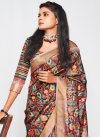 Art Silk Designer Contemporary Style Saree For Festival - 1