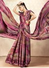 Faux Chiffon Trendy Classic Saree For Ceremonial - 1