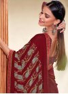 Lace Work Trendy Classic Saree - 1