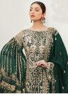 Embroidered Work Pant Style Pakistani Suit - 1