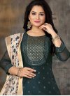 Chanderi Silk Readymade Salwar Suit For Festival - 1
