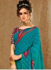 Digital Print Work Weight Less Designer Contemporary Style Saree For Casual - 1