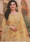 Art Silk Floor Length Anarkali Salwar Suit For Festival - 1