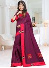 Lace Work Contemporary Style Saree For Ceremonial - 1