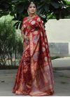 Art Silk Woven Work Trendy Classic Saree - 2