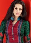 Catchy Crepe Silk Straight Pakistani Salwar Kameez For Festival - 1