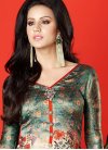 Cute  Crepe Silk Straight Pakistani Salwar Suit For Festival - 1
