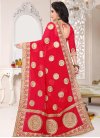 Faux Georgette Trendy Classic Saree For Ceremonial - 2