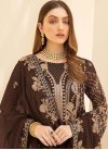Faux Georgette Pant Style Pakistani Salwar Suit For Ceremonial - 1