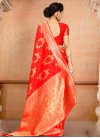 Woven Work Art Silk Designer Contemporary Saree For Casual - 1