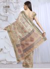 Tussar Silk Designer Contemporary Saree - 1