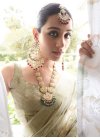 Silk Blend Designer Contemporary Style Saree For Ceremonial - 1