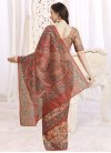 Chanderi Silk Contemporary Style Saree - 1