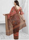 Chanderi Silk Designer Traditional Saree For Casual - 1