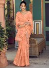 Cotton Satin Designer Contemporary Style Saree For Casual - 1