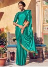Satin Silk Designer Traditional Saree For Casual - 2