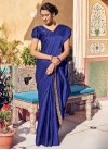 Embroidered Work Designer Contemporary Style Saree For Casual - 2
