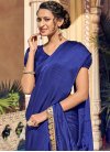 Embroidered Work Designer Contemporary Style Saree For Casual - 1