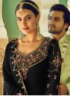 Faux Georgette Embroidered Work Sharara Salwar Suit - 1