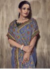 Vichitra Silk Contemporary Style Saree - 2