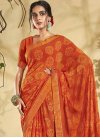Faux Georgette Contemporary Style Saree For Ceremonial - 1