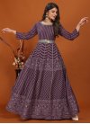 Embroidered Work Georgette Readymade Anarkali Suit - 4