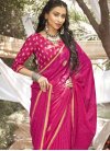 Faux Georgette Embroidered Work Designer Traditional Saree - 1