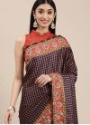 Dola Silk Contemporary Style Saree - 2