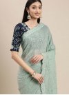 Georgette Cut Work Contemporary Style Saree - 2