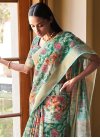 Linen Designer Contemporary Saree - 1