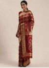 Woven Work Art Silk Contemporary Style Saree For Ceremonial - 1