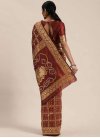 Woven Work Art Silk Contemporary Style Saree For Ceremonial - 2